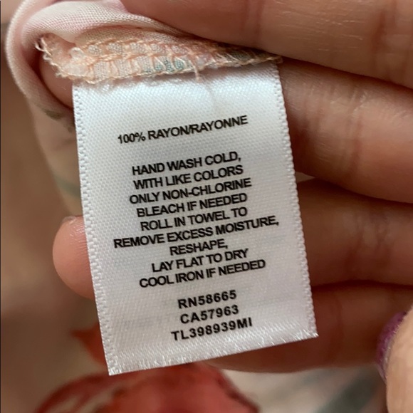 leith floral printed faux wrap skirt - Picture 5 of 9